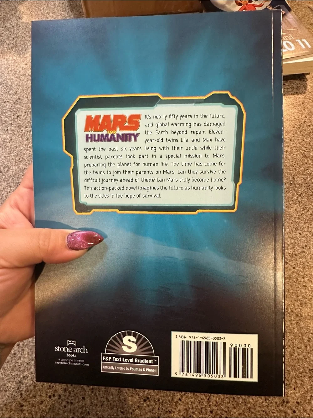 Mars for Humanity by Brandon Terrell- Blue Cover